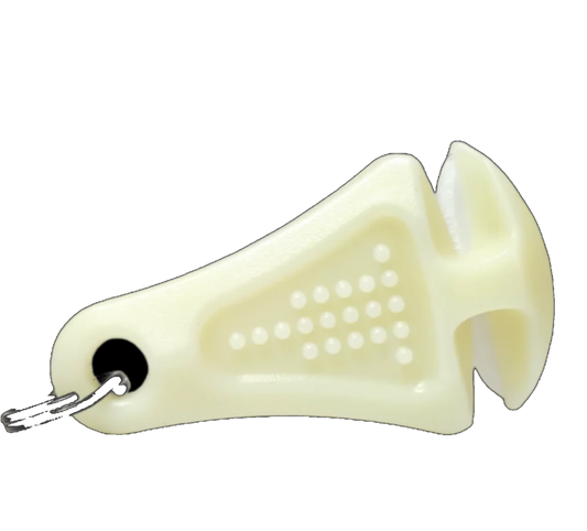 Sarge x Line Cutterz Ceramic Blade Zipper Pull - Glow-in-the-Dark